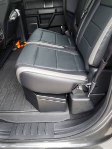 SUVault® Model LD3025 2009 – 2018 F150 2017- 2018 Super Duty Crew Cab Under Seat Long Gun Safe