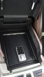 Console Safe 2015 -2020 Ford F150 , 2017-2023 Ford Super Duty and 2018-2023 Ford Expedition with Full Floor Console Model LD2045