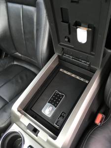 Console Safe 2009 – 2012 Ford F150 with Full Floor Console also fits Raptor Platinum Model LD2026
