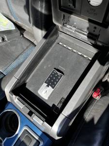 EXxtreme Console Safe® 2012 – 2014 Ford F150 with Full Floor Console also fits Raptor Platinum Model LD2026XEX